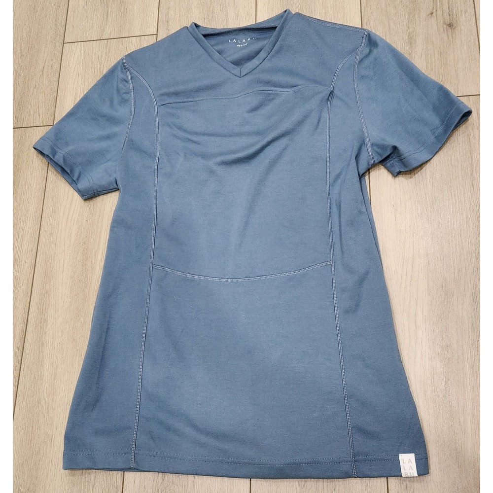 Lalabu Soothe Shirt Blue Women Medium Babywearing Pouch Top